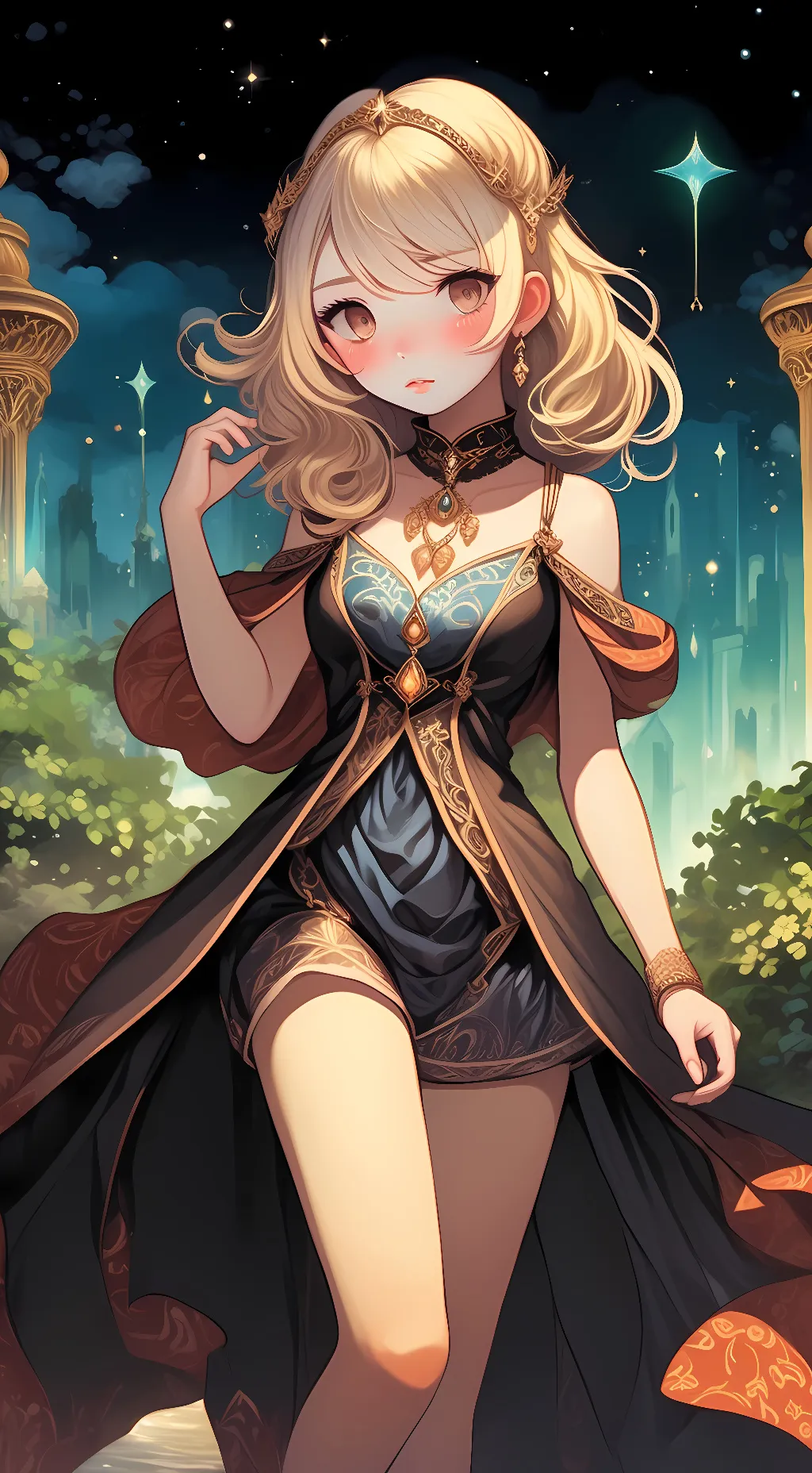ai character: Fawn Dandelion  background