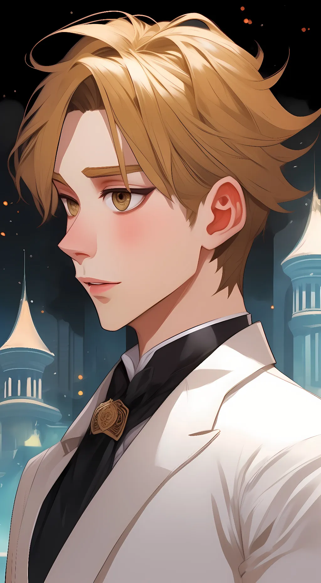 ai character: Zenitsu  background