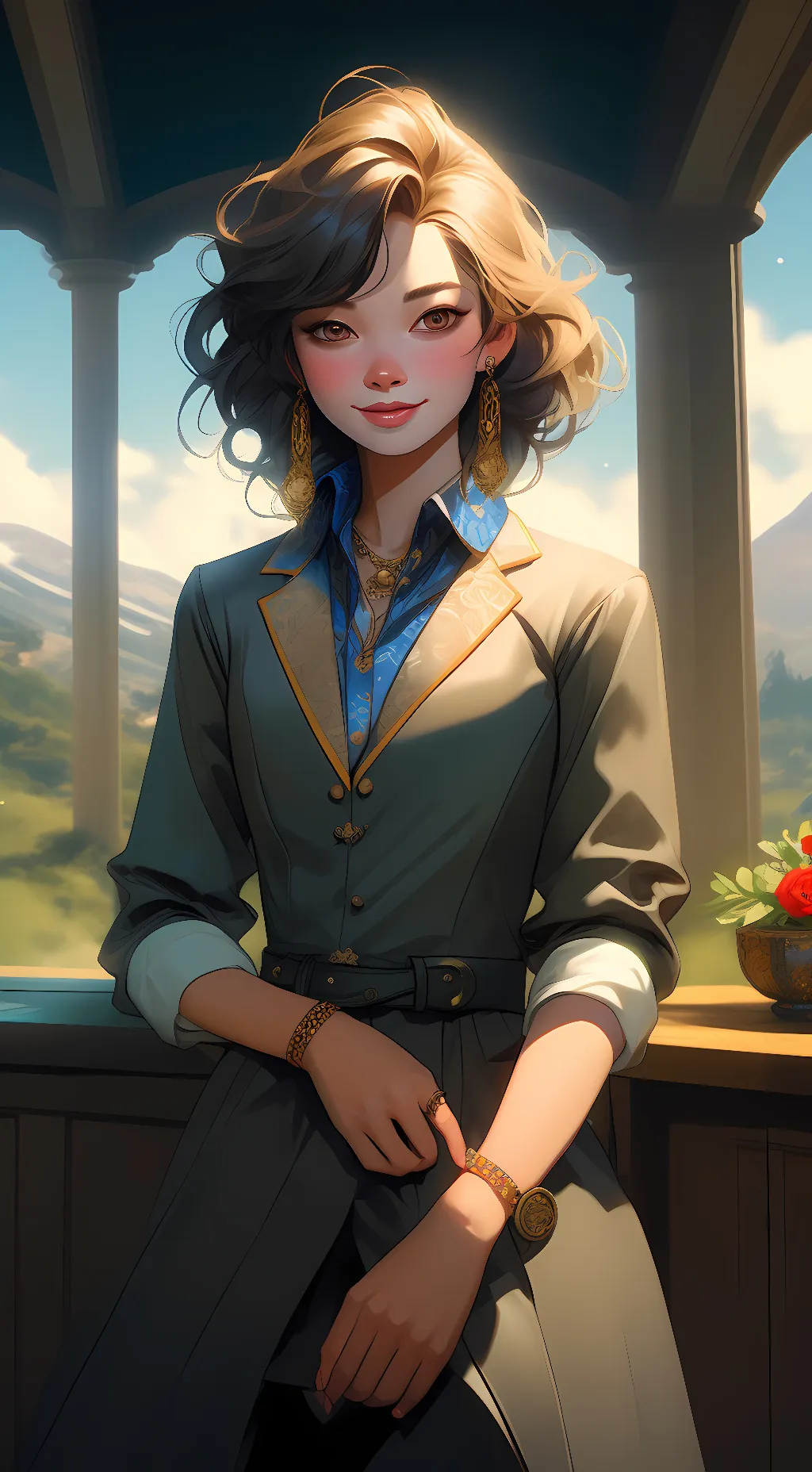 ai character: Jennifer Wright background