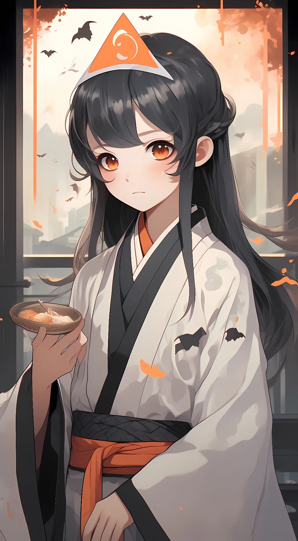 ai character: demon slayer background