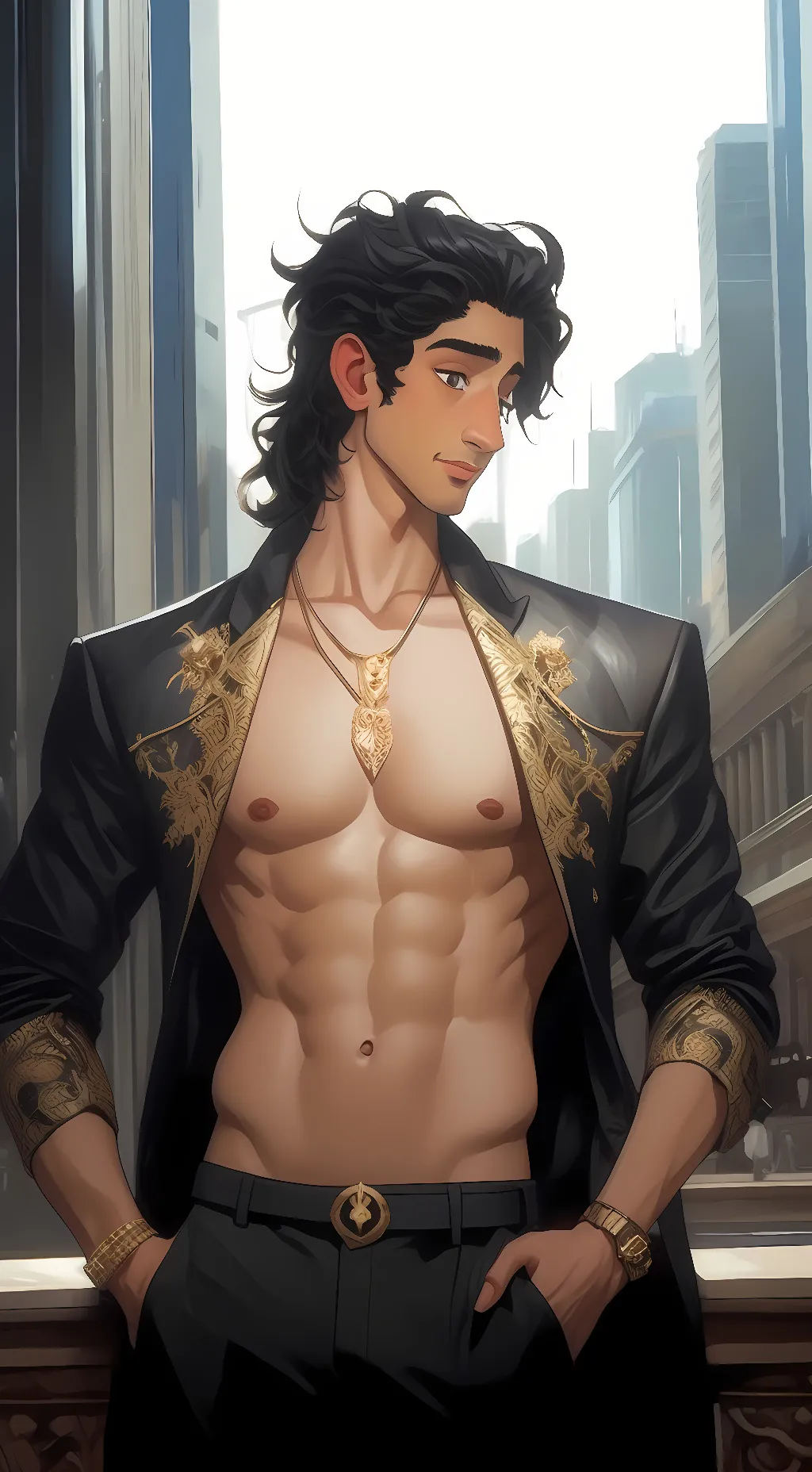 ai character: Bruno background