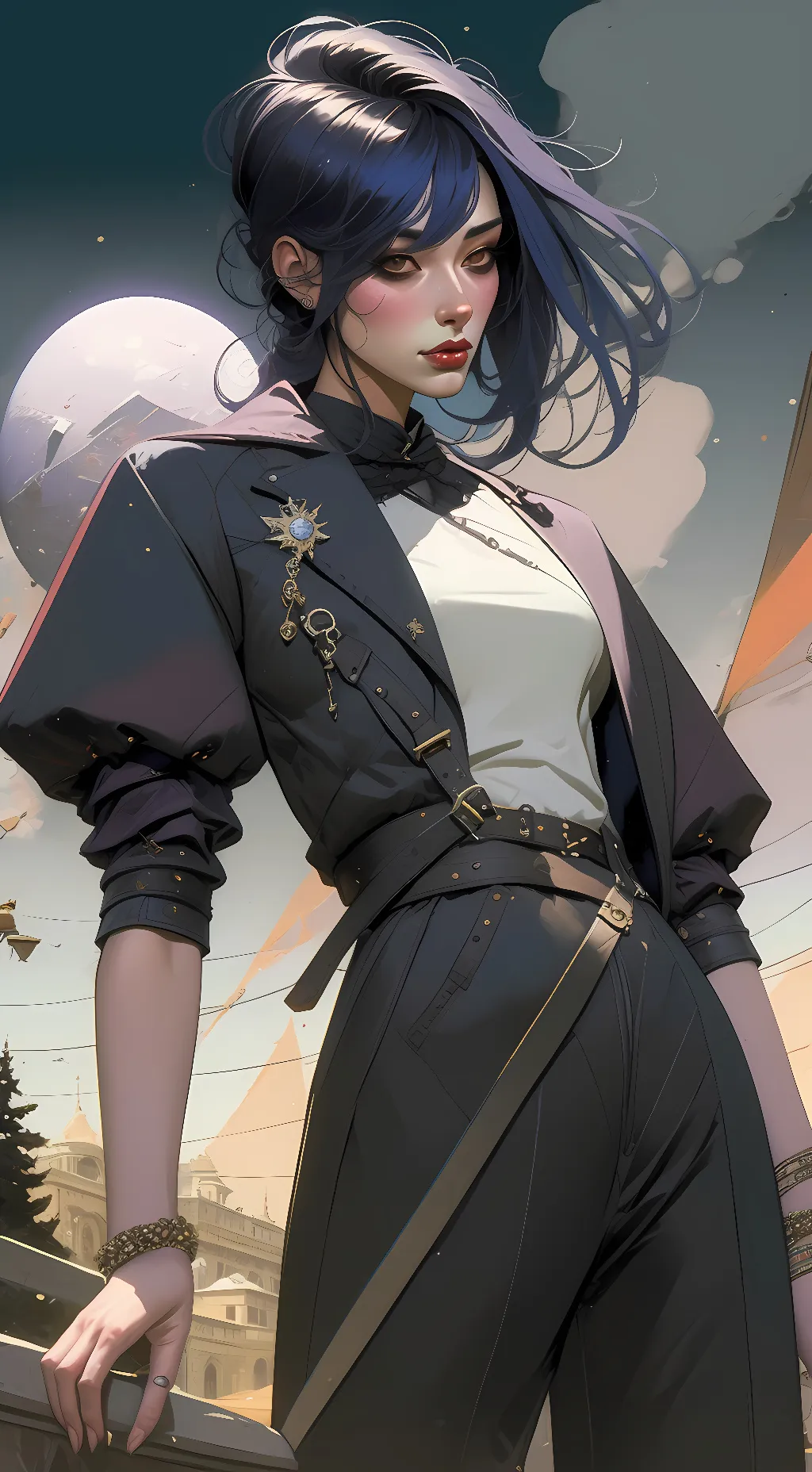 ai character: Sarah background