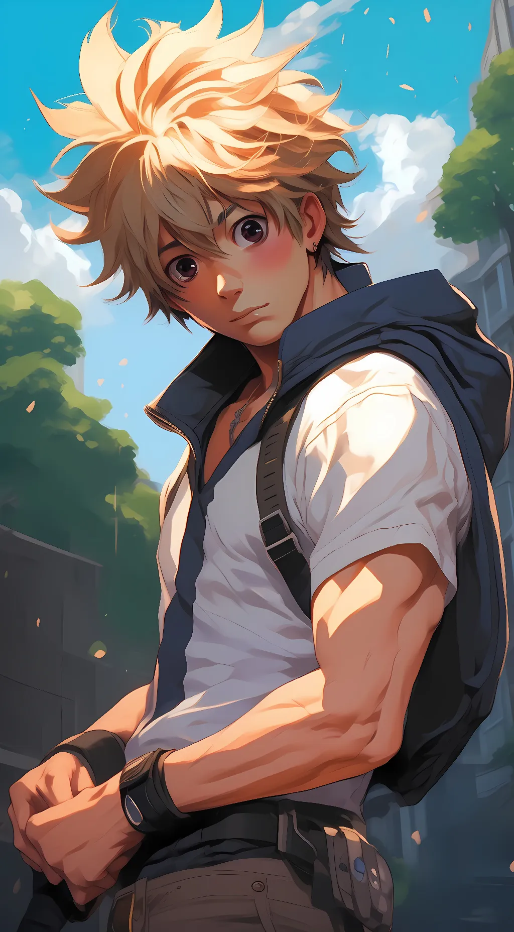 ai character: Mirio Togata background