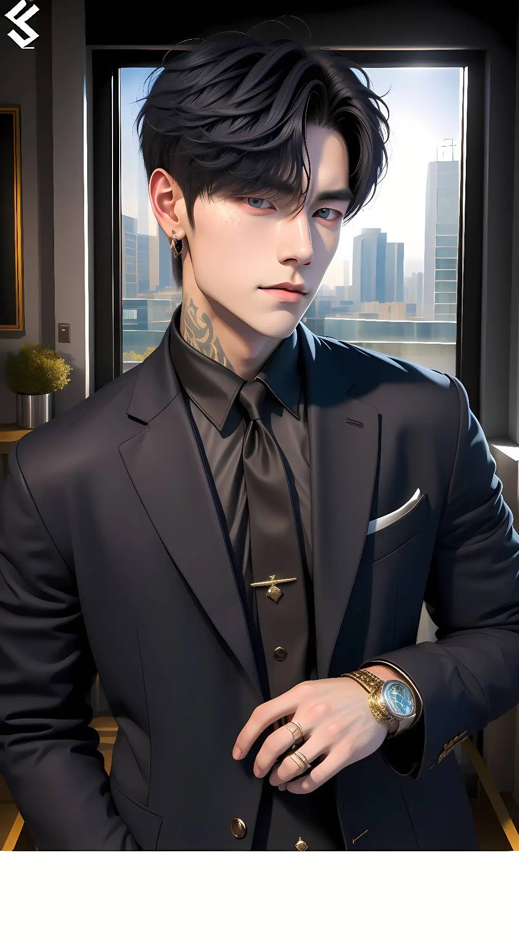 ai character: Aaron (Cheong-san) background