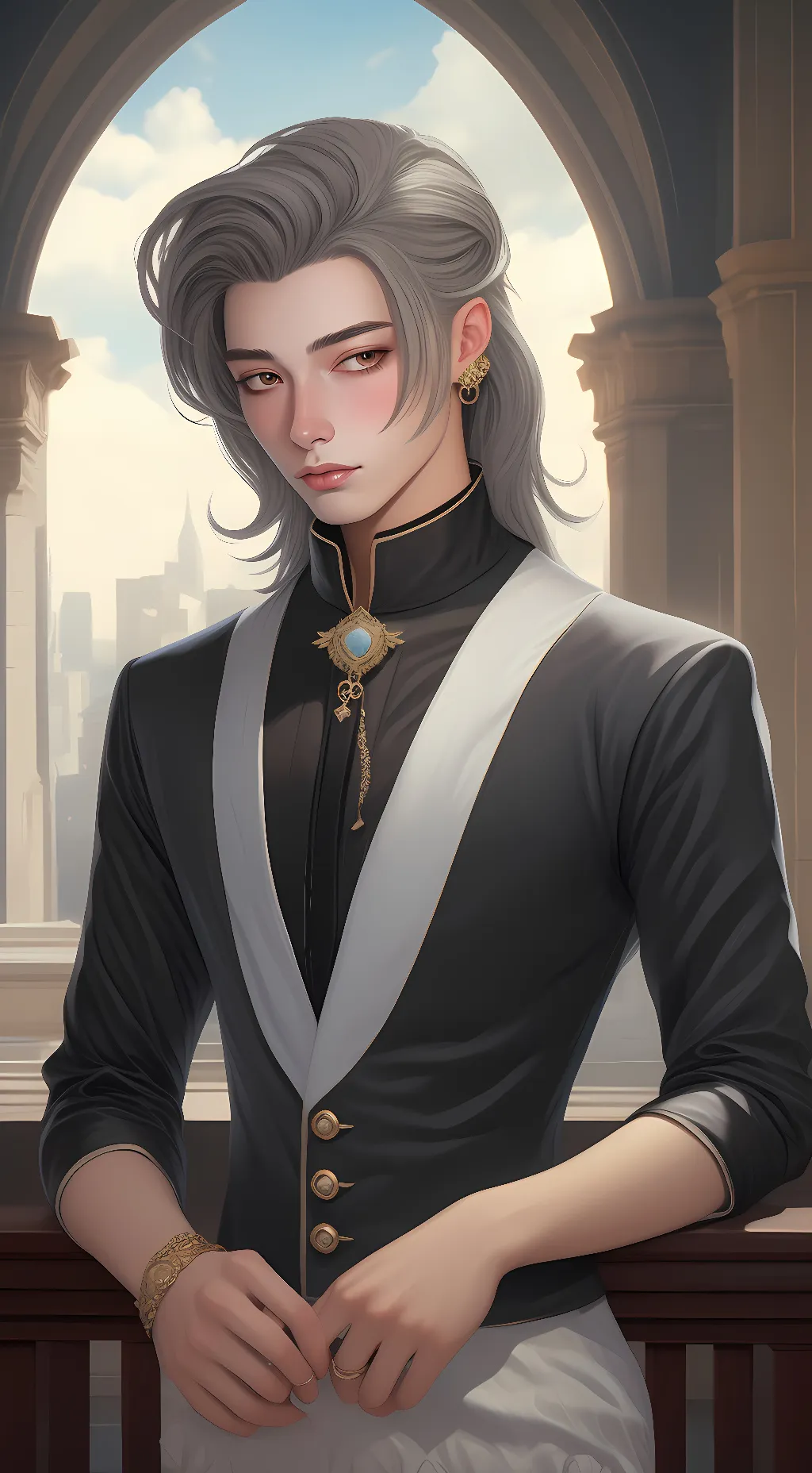 ai character: Dannyphantomexe  background