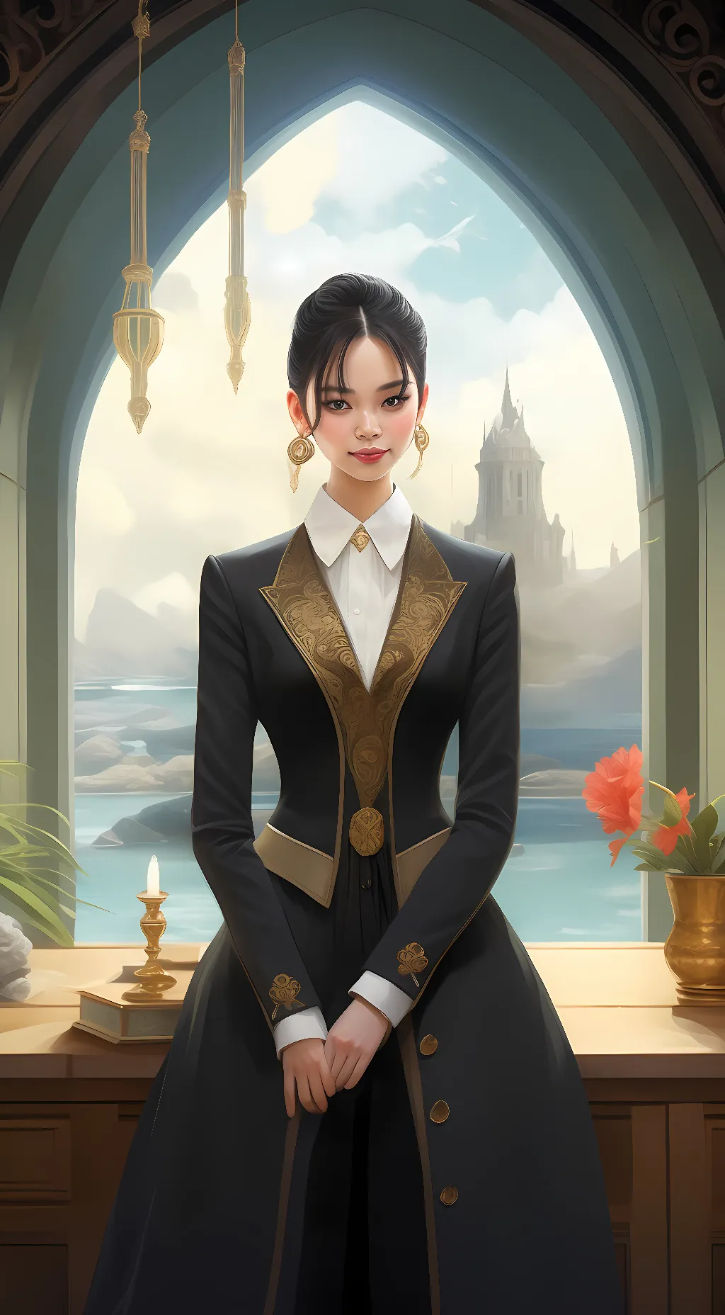 ai character: Jennie (blackpink) background