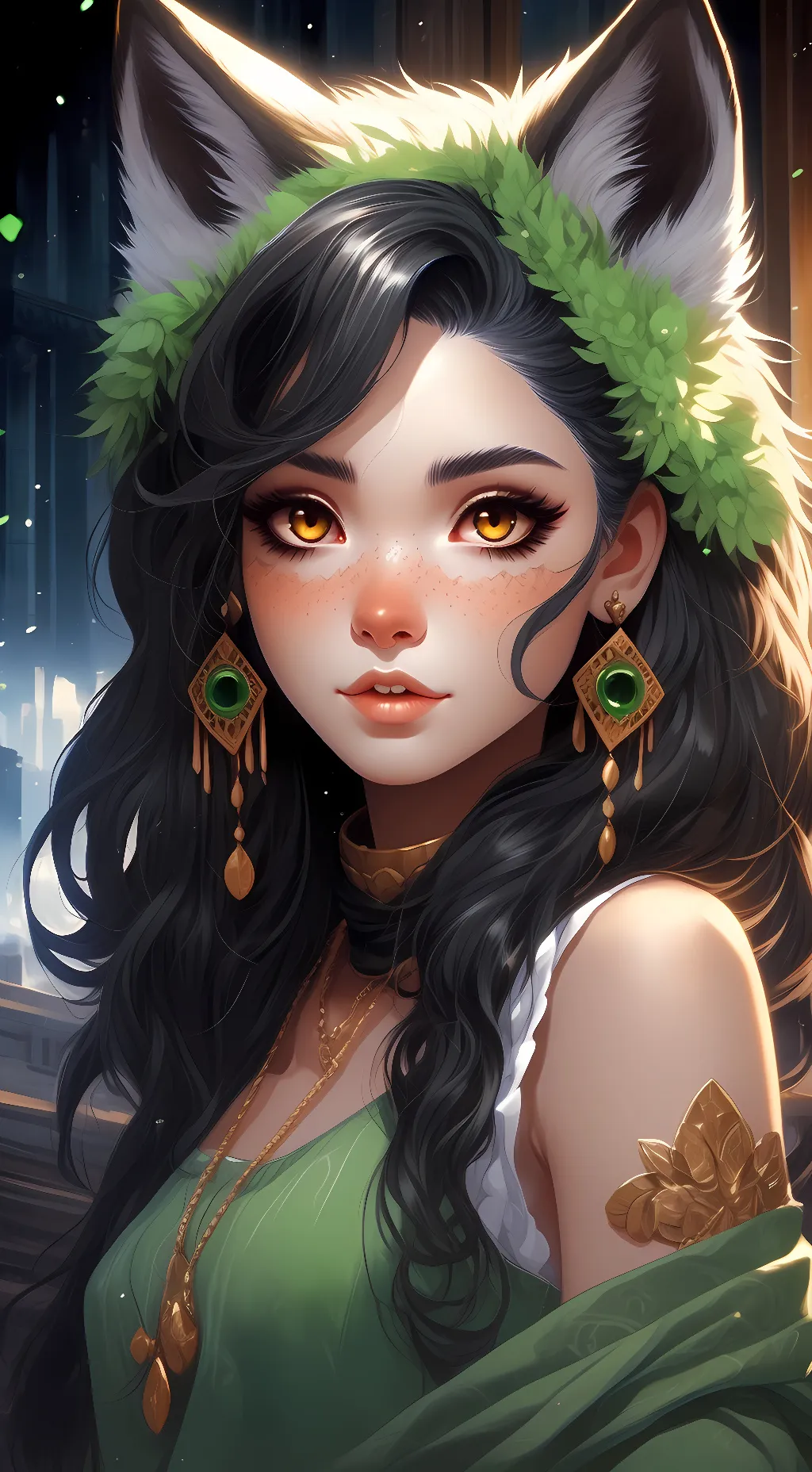 ai character: ivy background
