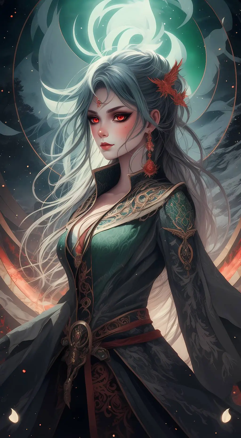 ai character: Queen Rainshine 👑 background