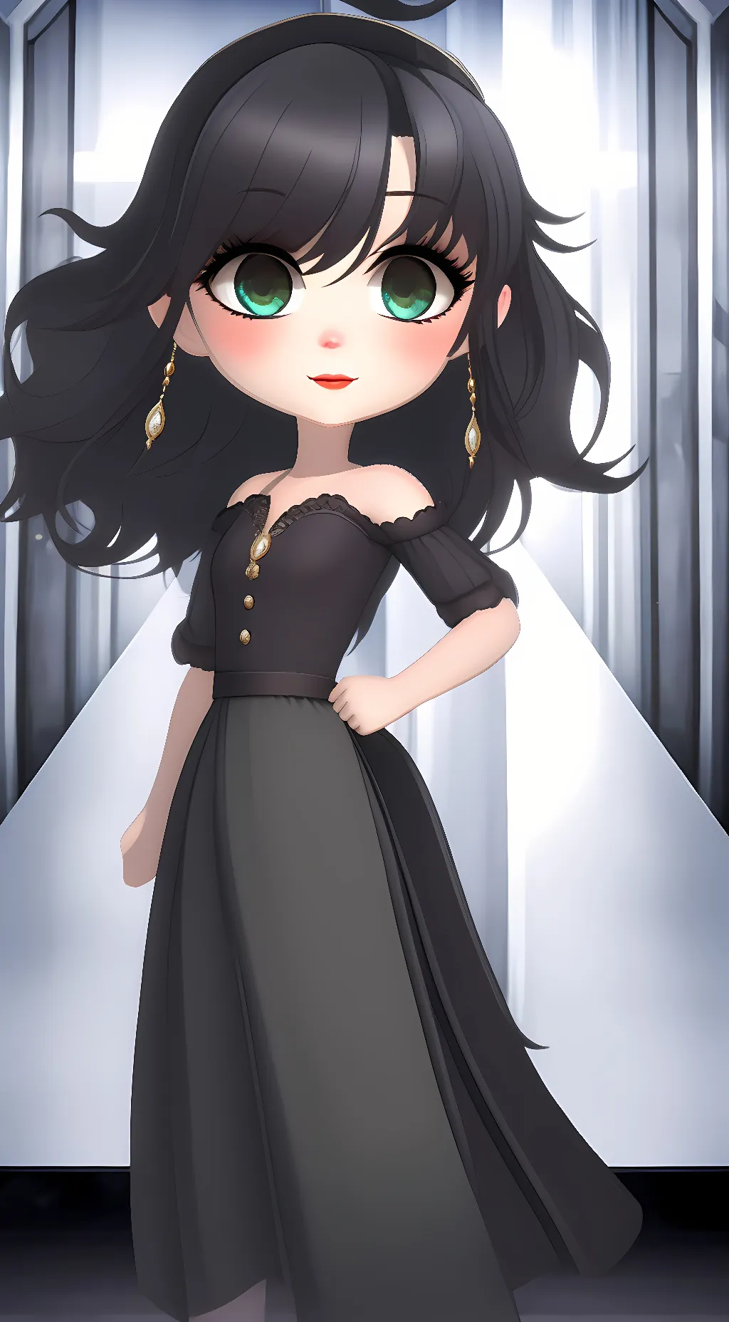 ai character: emily background