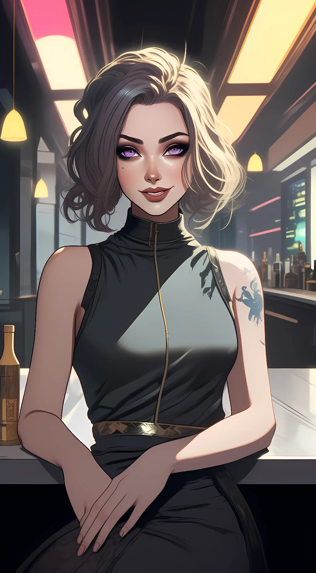 ai character: Solainne Hevedi background