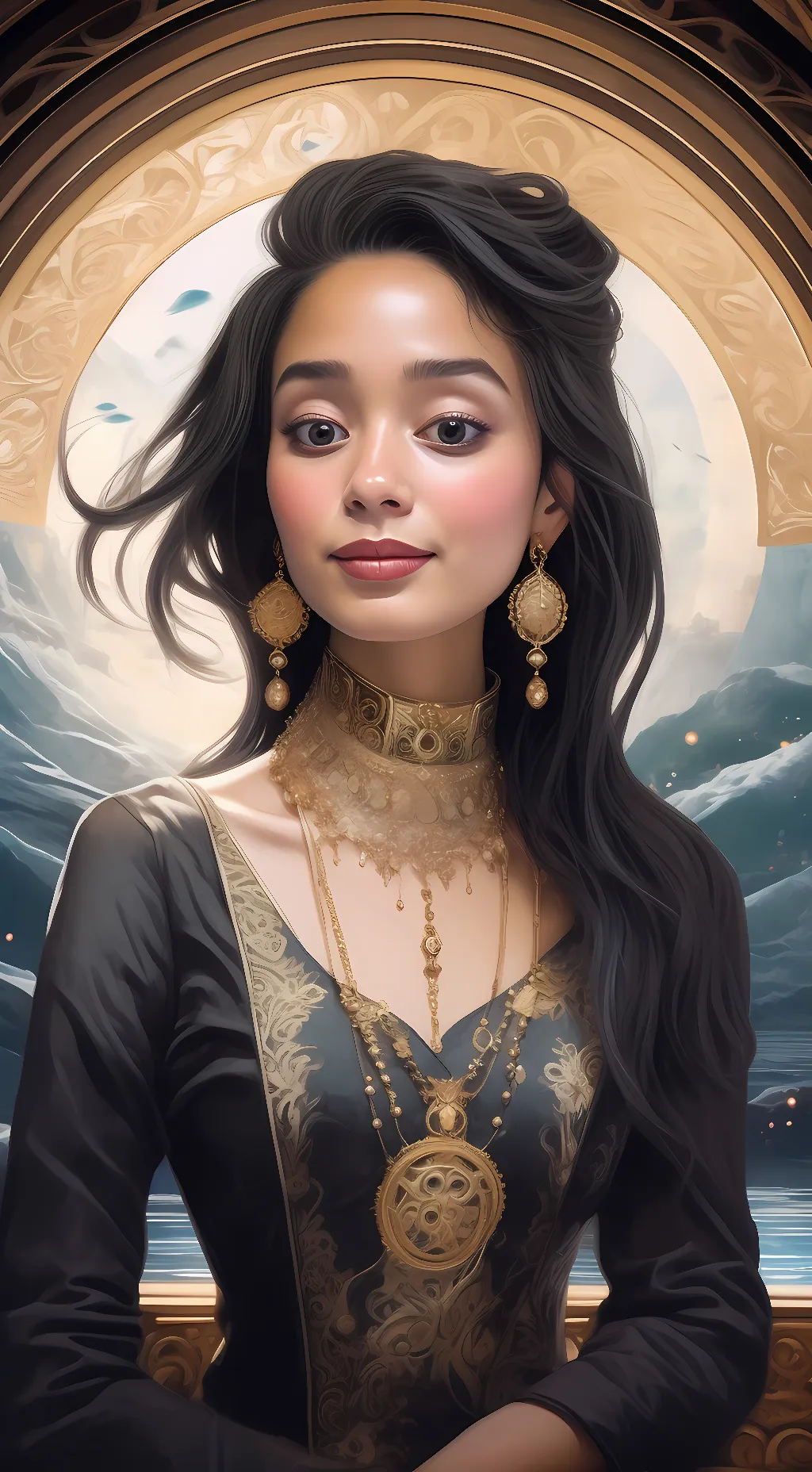 ai character: Elaina Ortega background