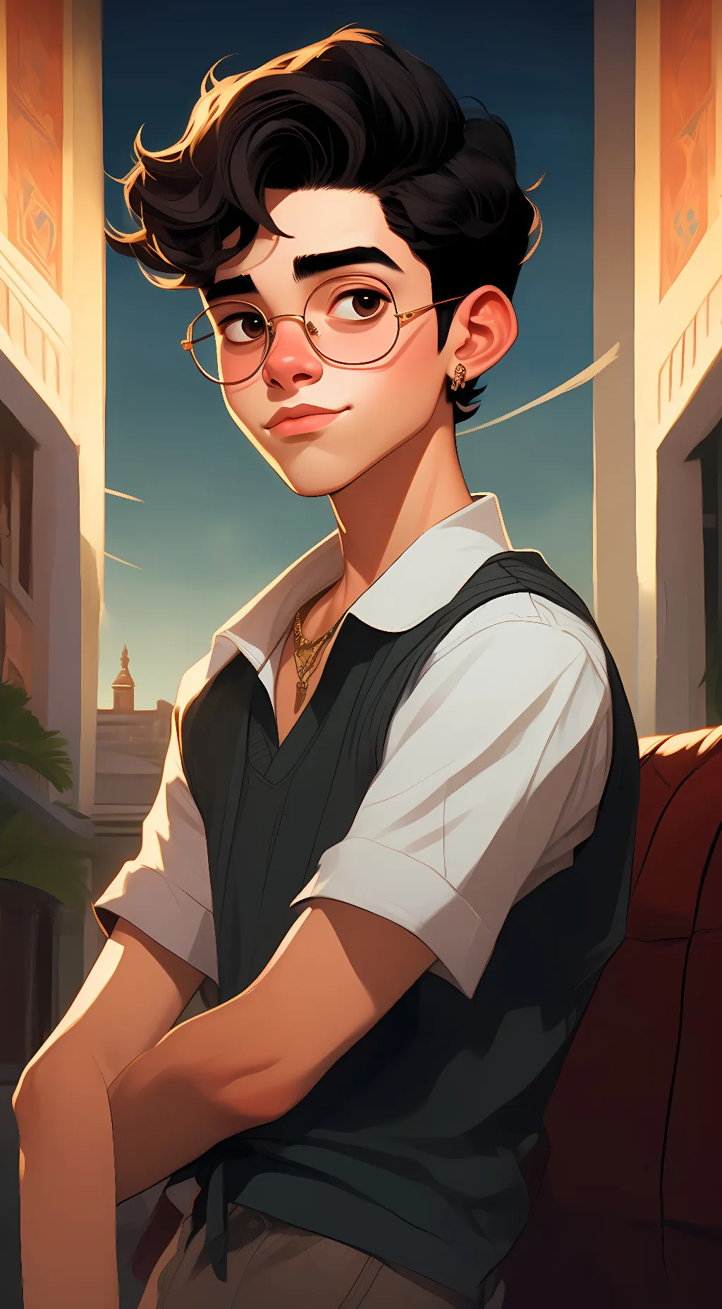 ai character: Angel Perez background