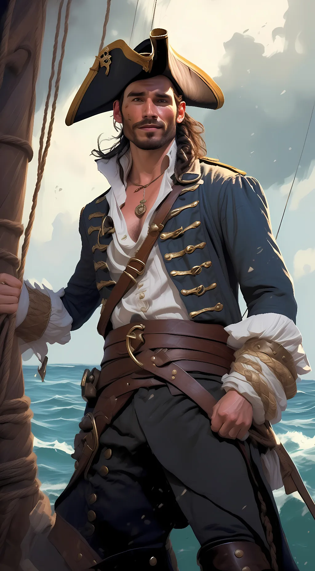 ai character: Capt Killian Jones background