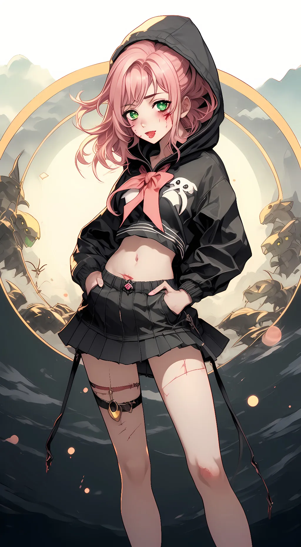 ai character: miko yamiya background