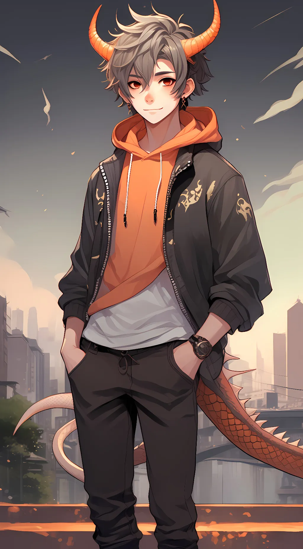 ai character: noah background