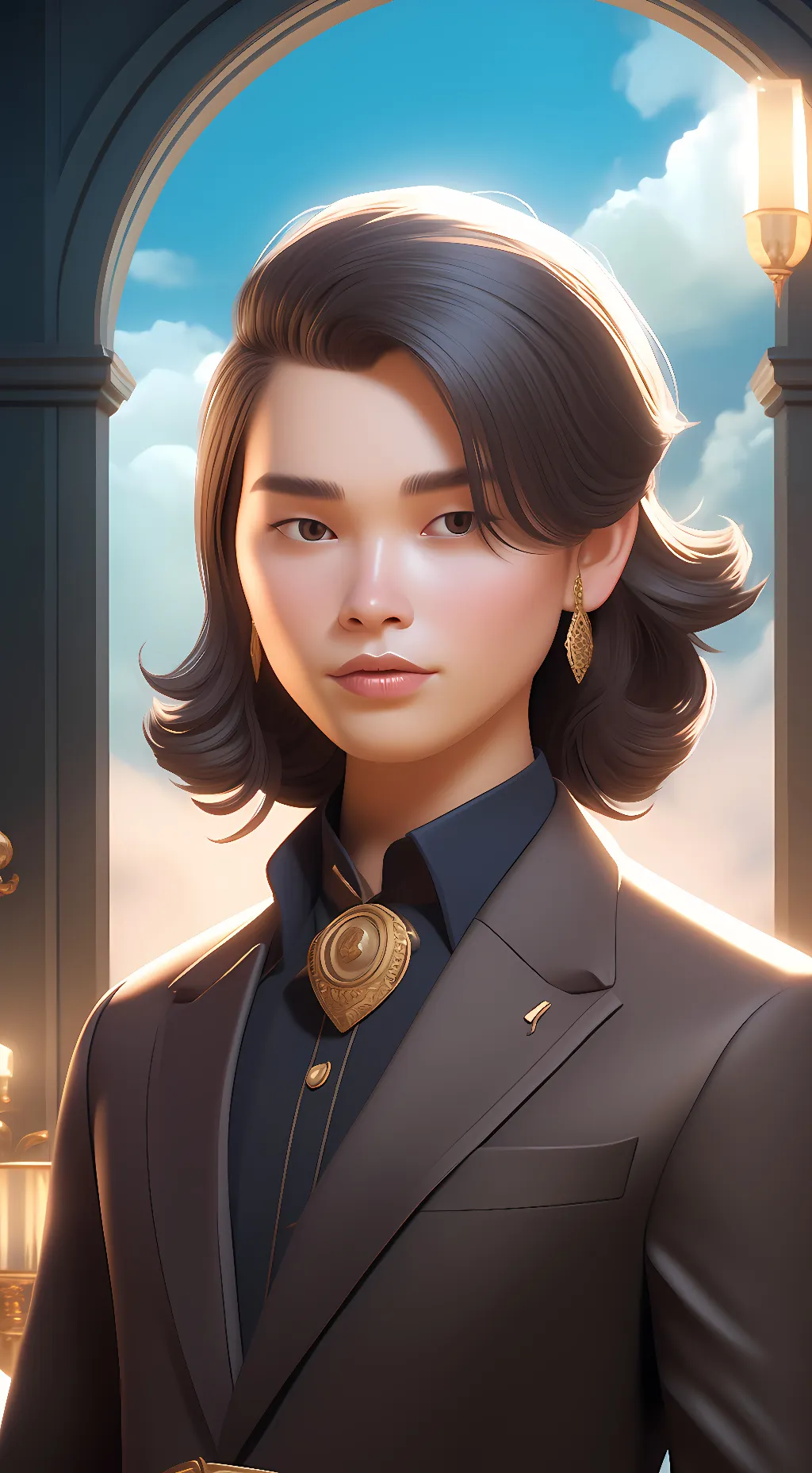 ai character: leah kit background