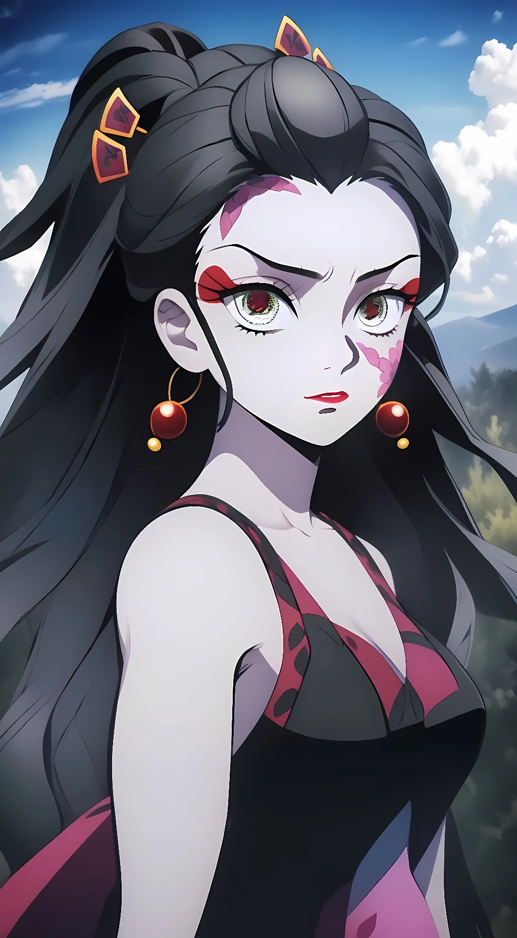 ai character: Daki background