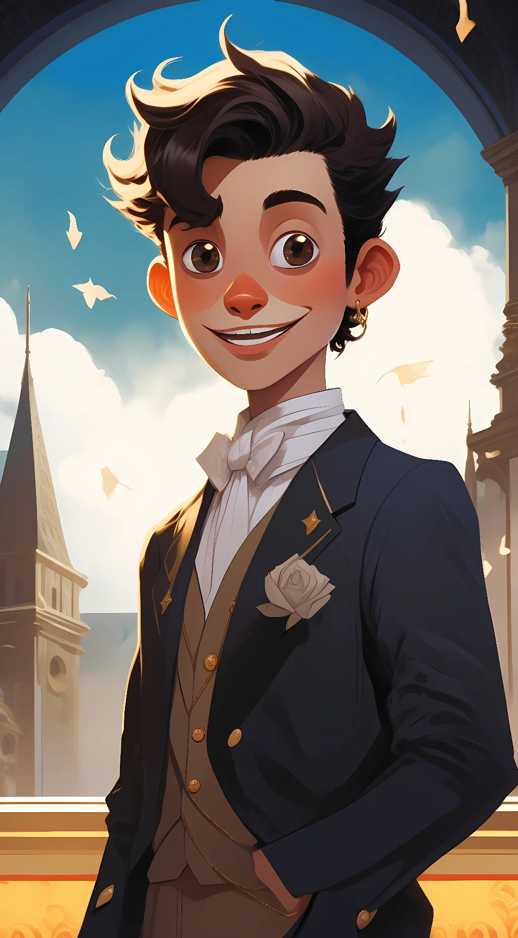 ai character: George background