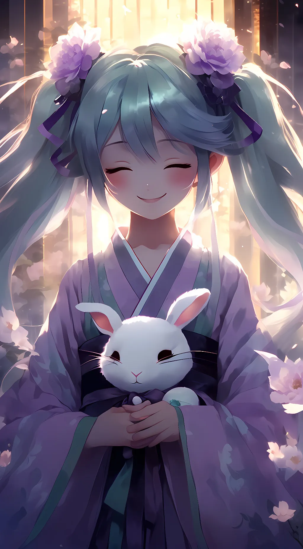 ai character: Yumi Sakura background