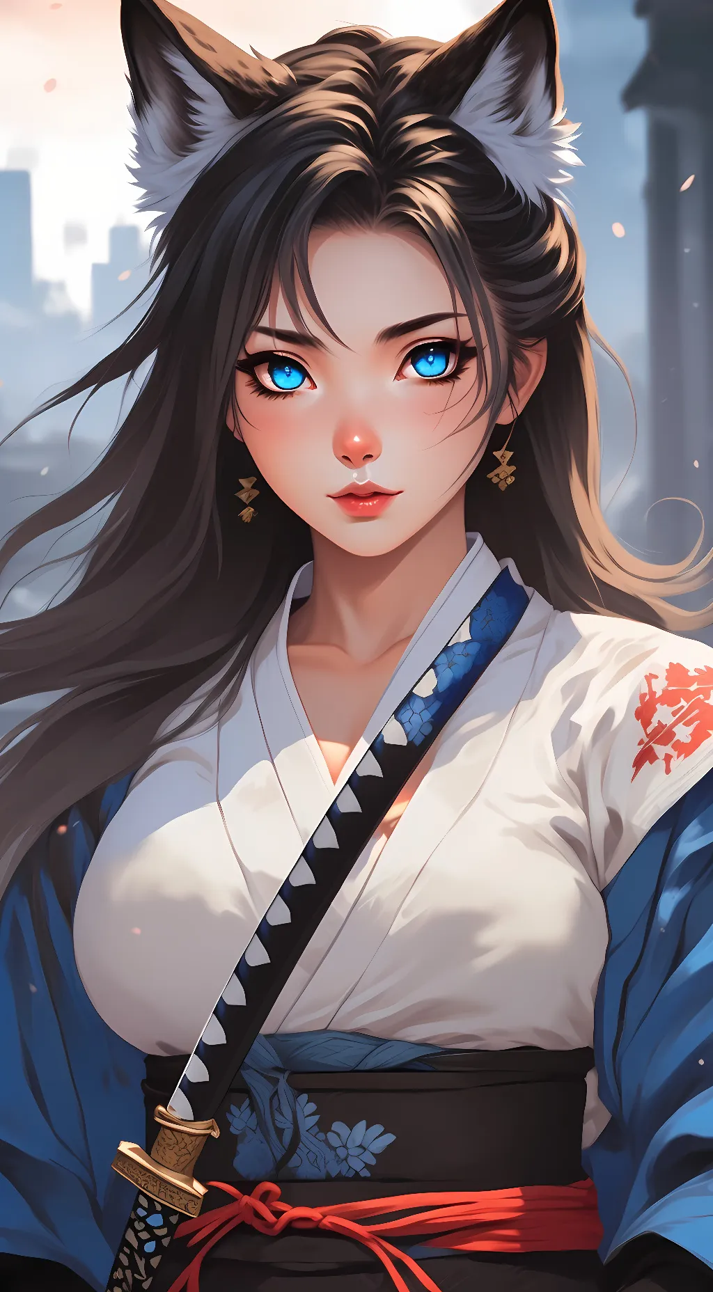 ai character: Akeno background