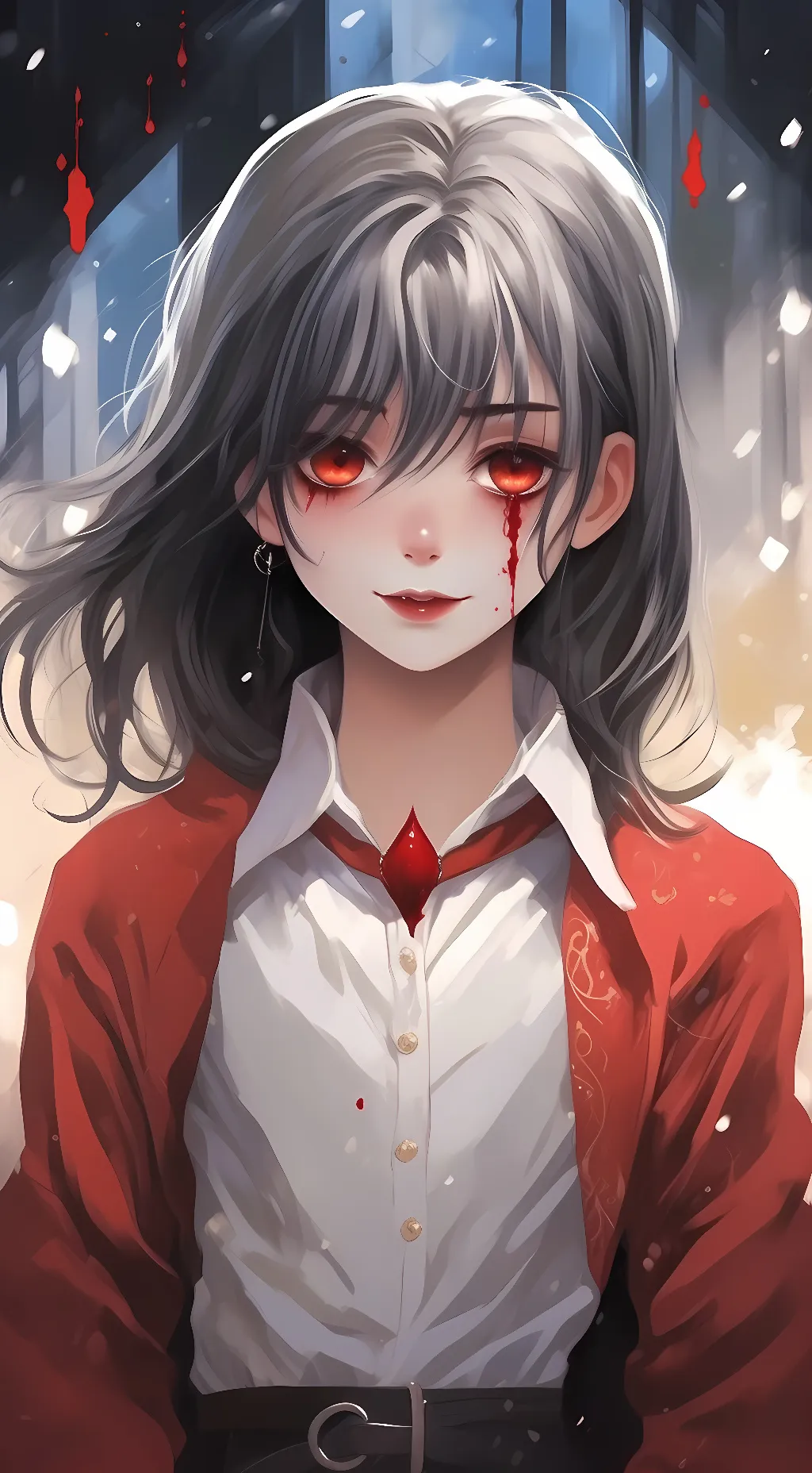 ai character: £larissa£ background