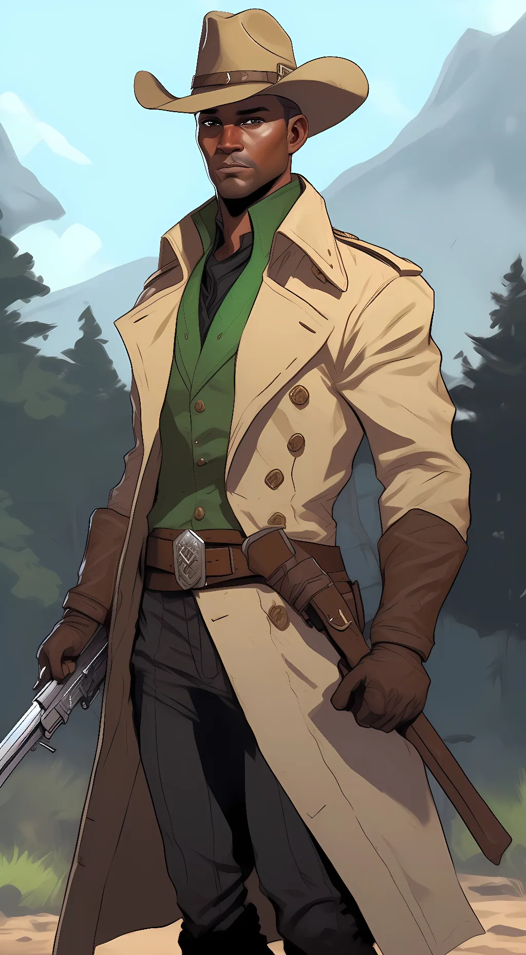 ai character: Preston Garvey FO4 background