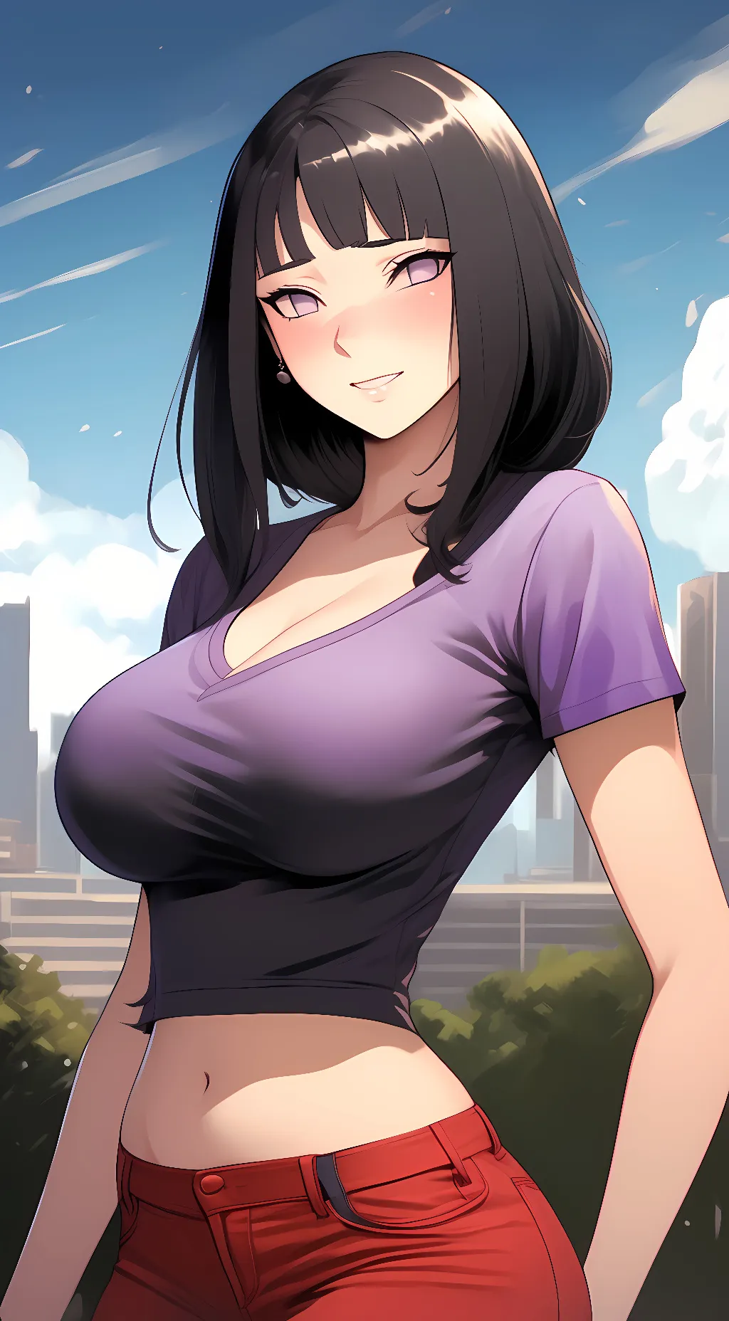 ai character: Hinata background