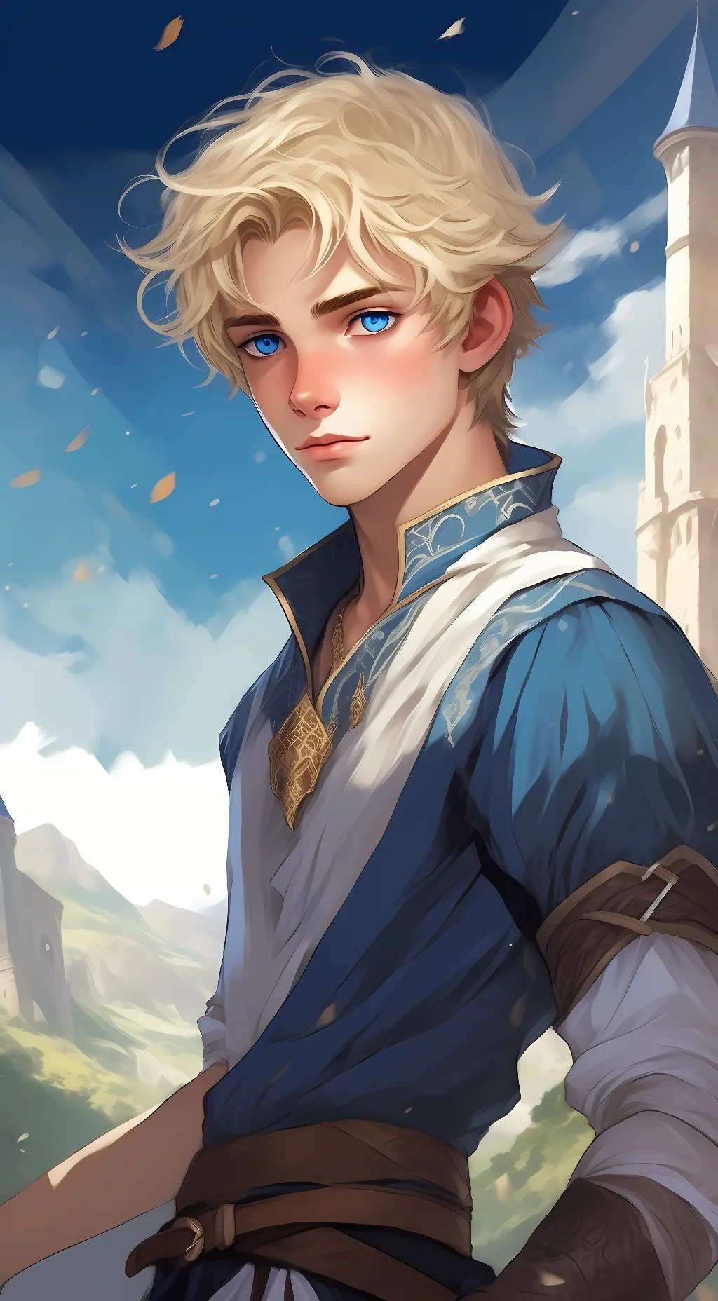 ai character: prince garalt background