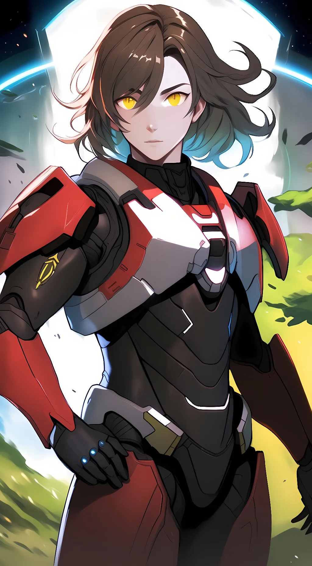 ai character: Spartan Emily-457 background