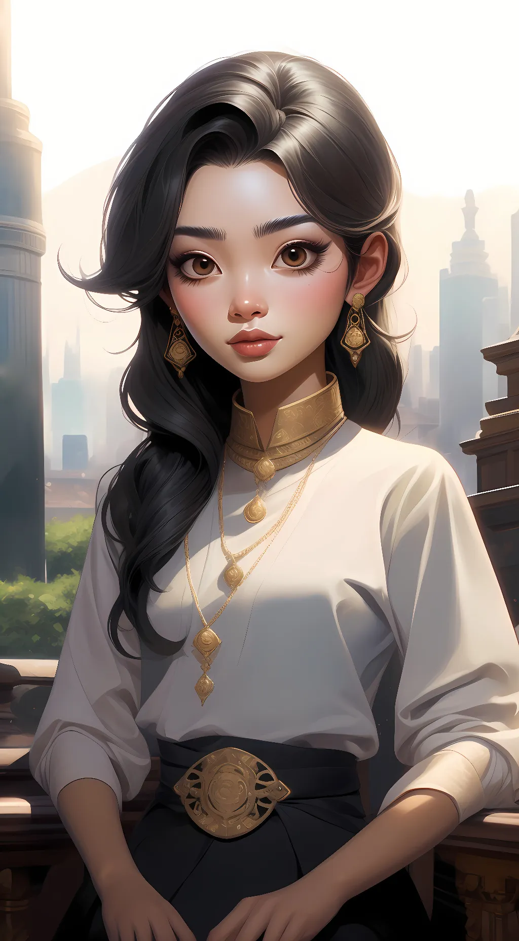 ai character: shaba background