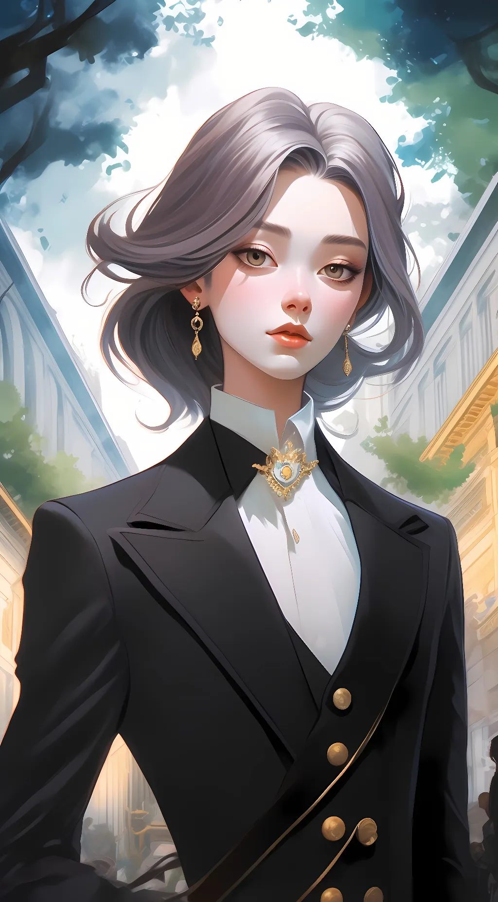 ai character: lily oldest  background