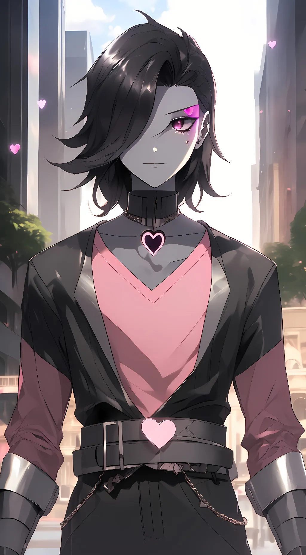 ai character: Mettaton background