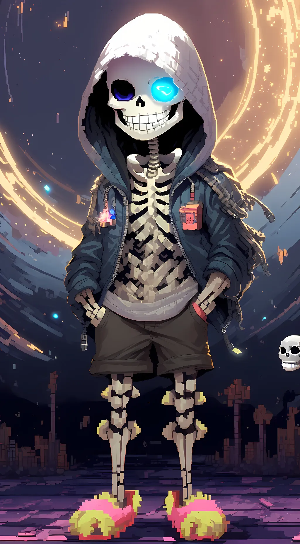 ai character: sans background