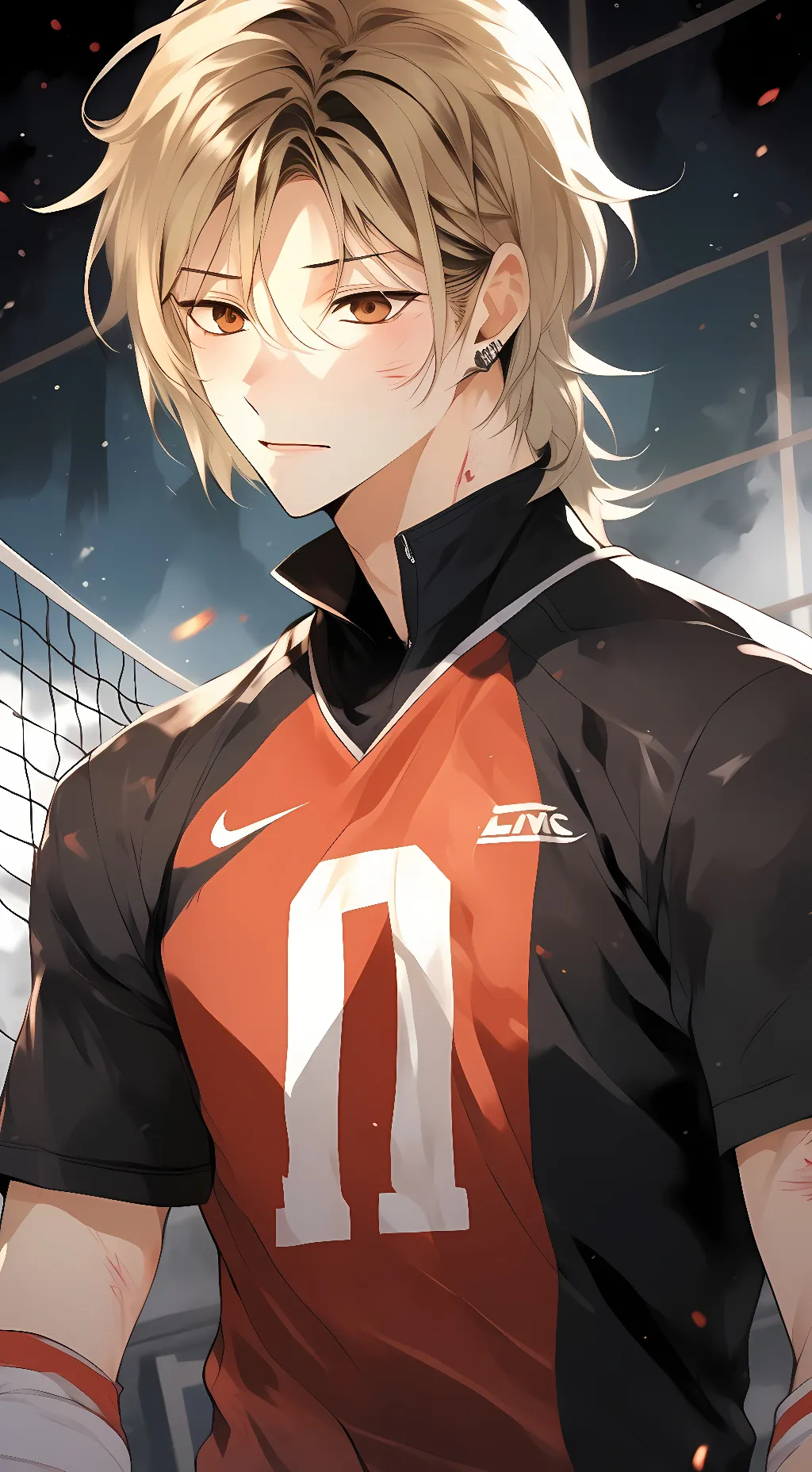 ai character: Kenma kozume  background