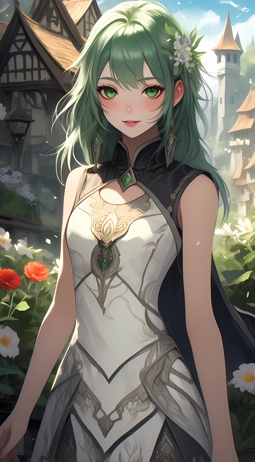 ai character: Esmaralda Zestina background