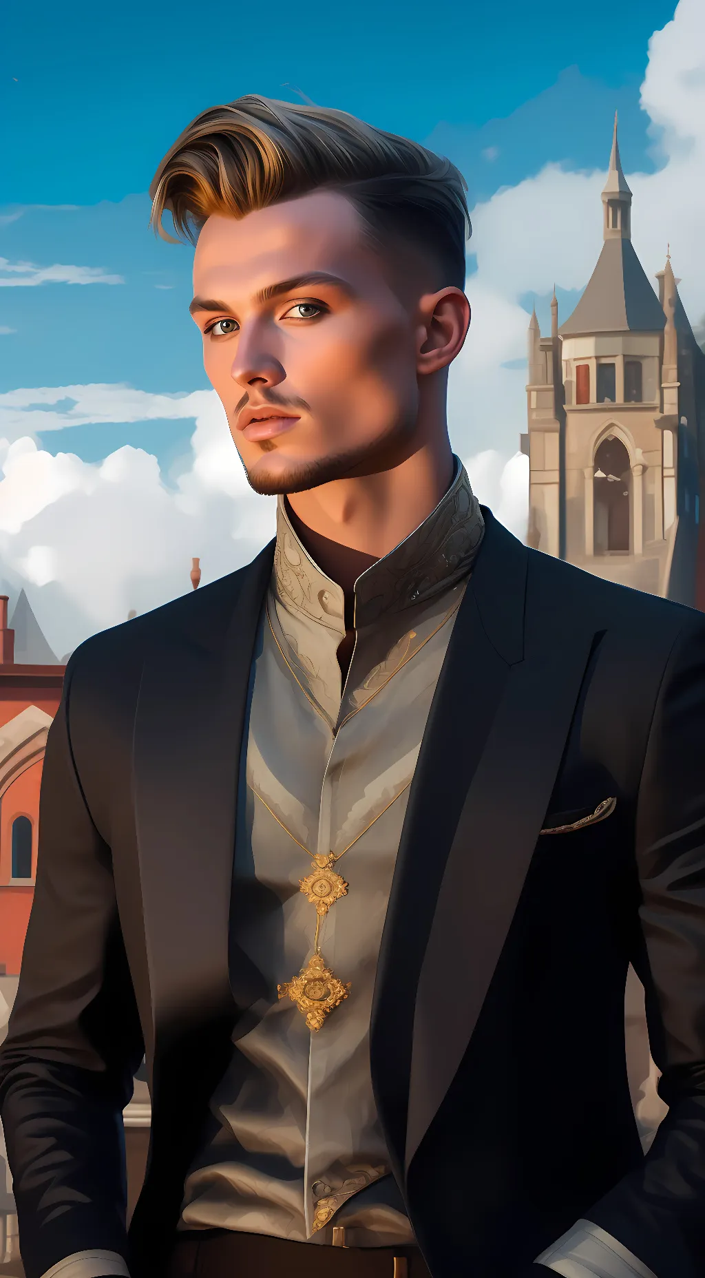 ai character: Ludwig Kaiser  background