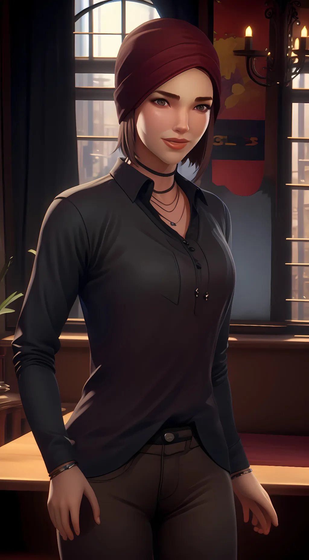 ai character: Steph Gingrich background