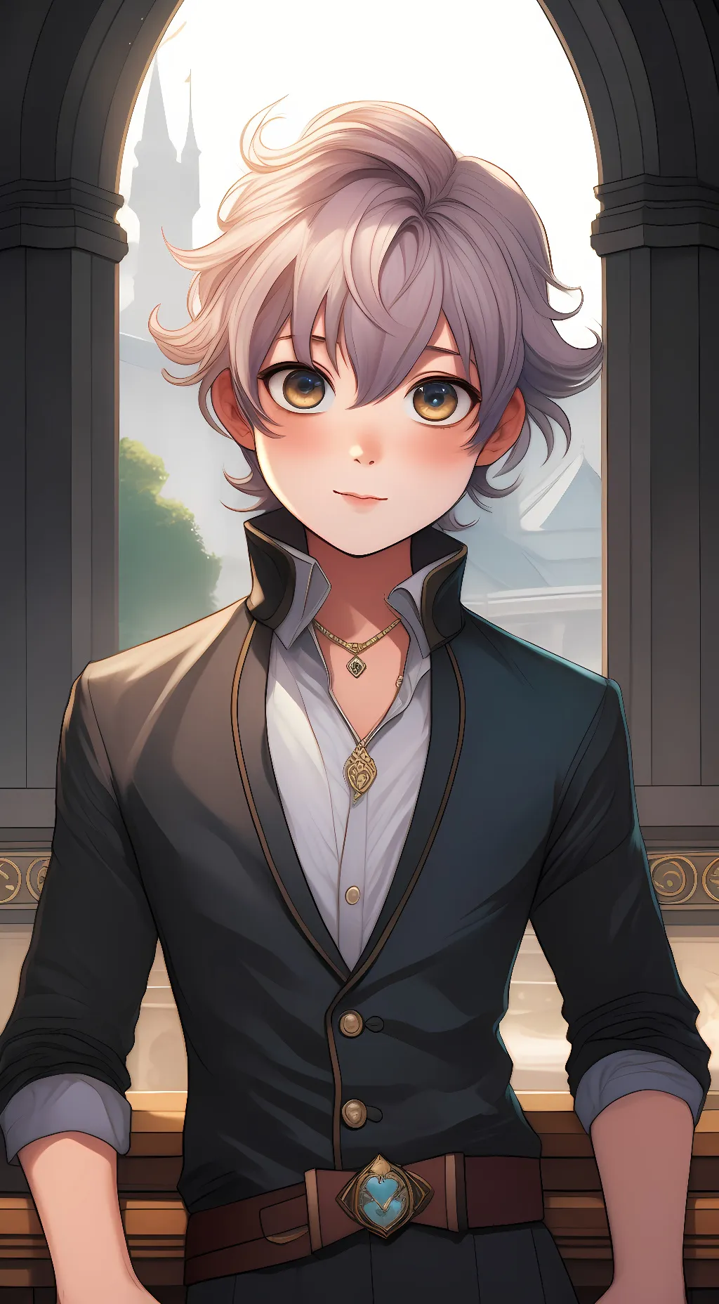 ai character: Todaroki  background