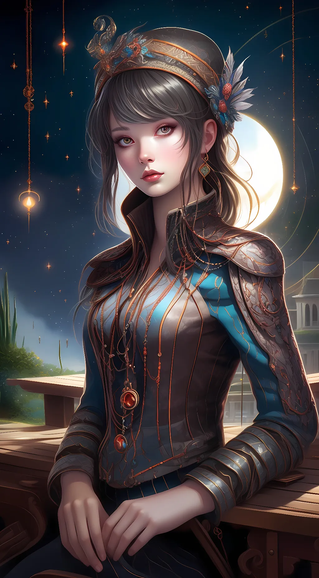 ai character: Lilly background