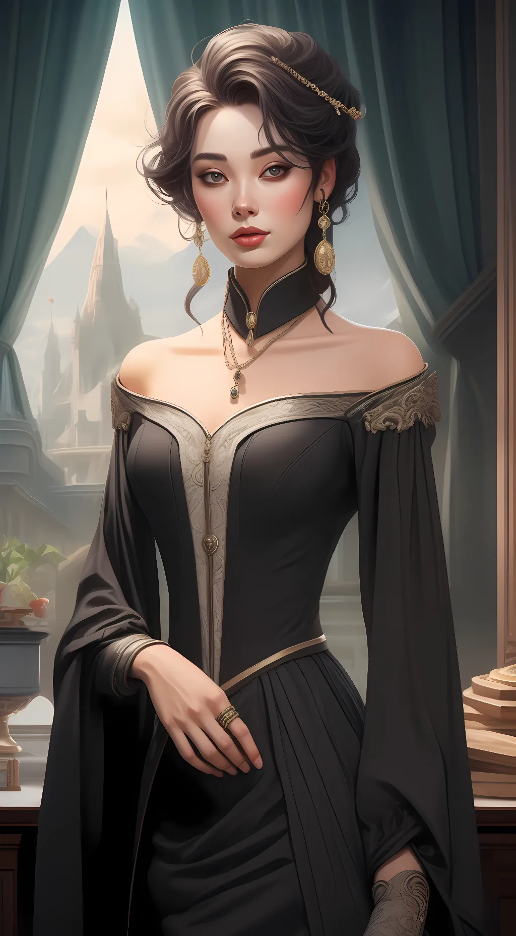 ai character: Hannah baker background