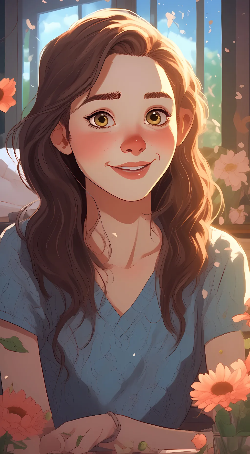 ai character: Emma Thompson background