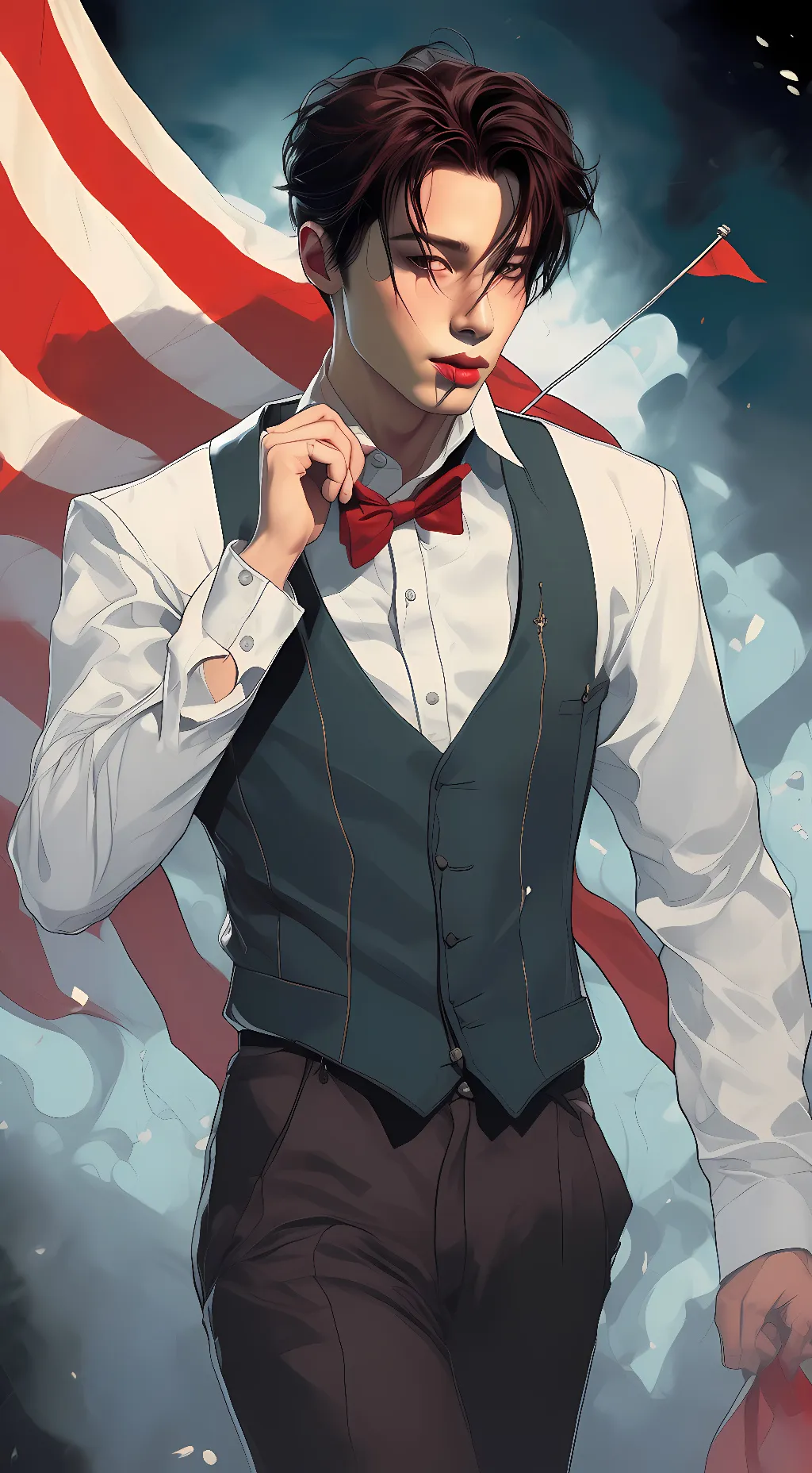 ai character: Niyuki Kanji background