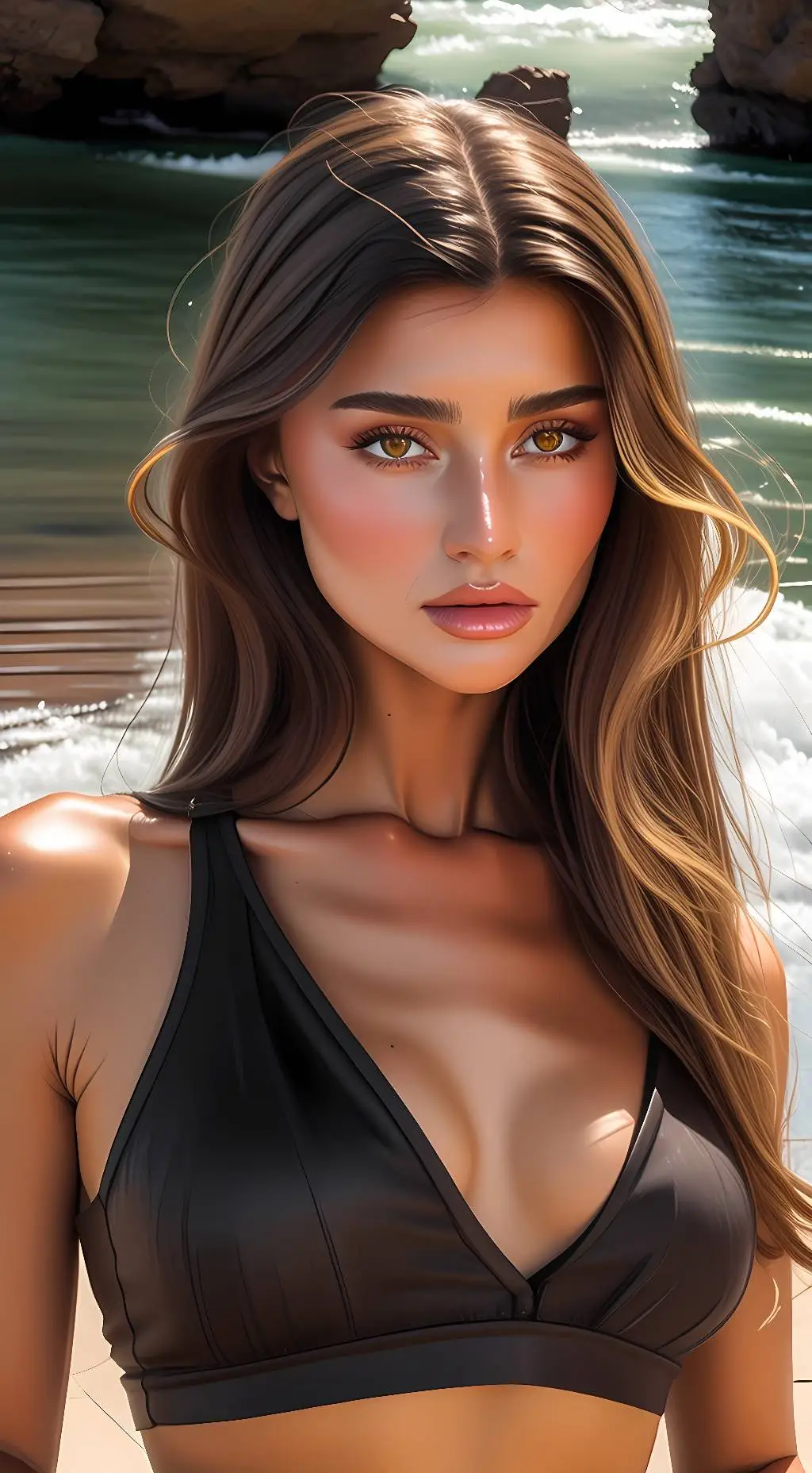 ai character: lily/ her bf/you background