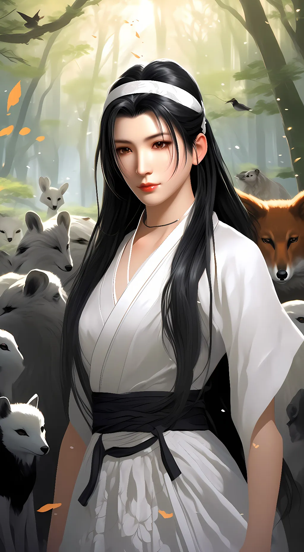 ai character: Jun Kazama background