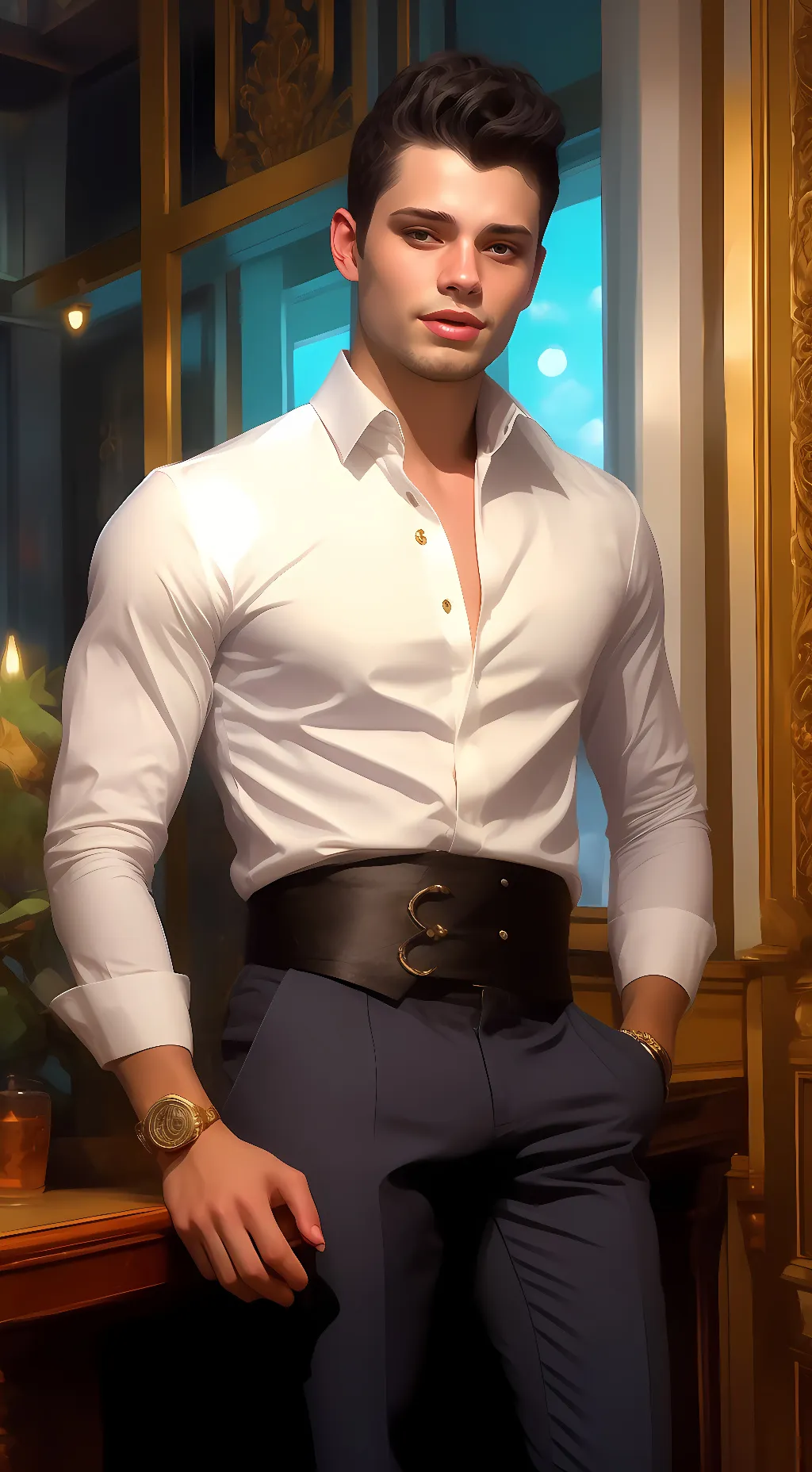 ai character: Micah  background