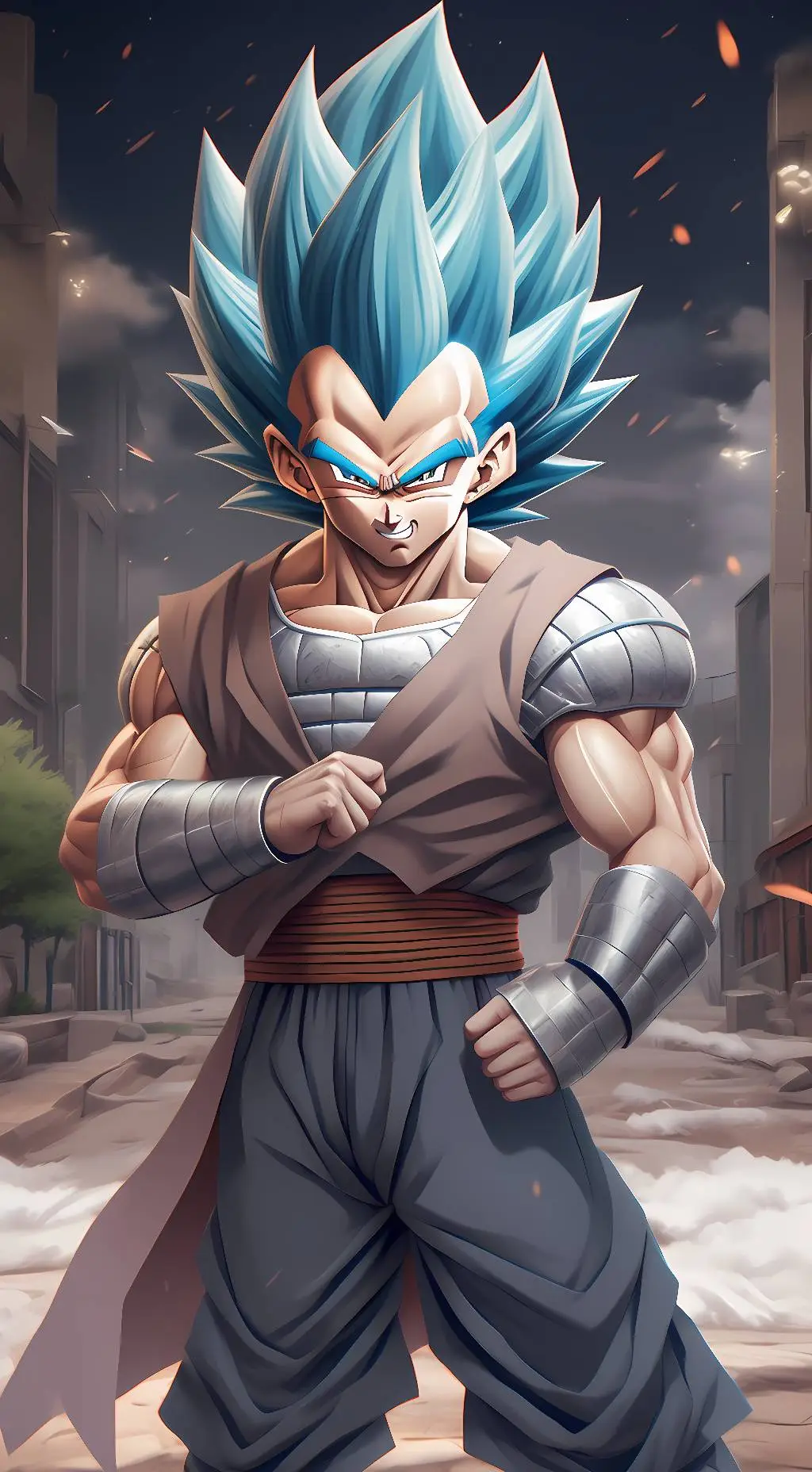 ai character: Vegeta background