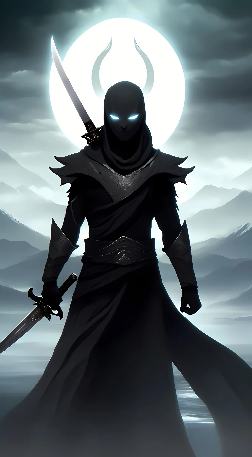 ai character: The phantom raider background