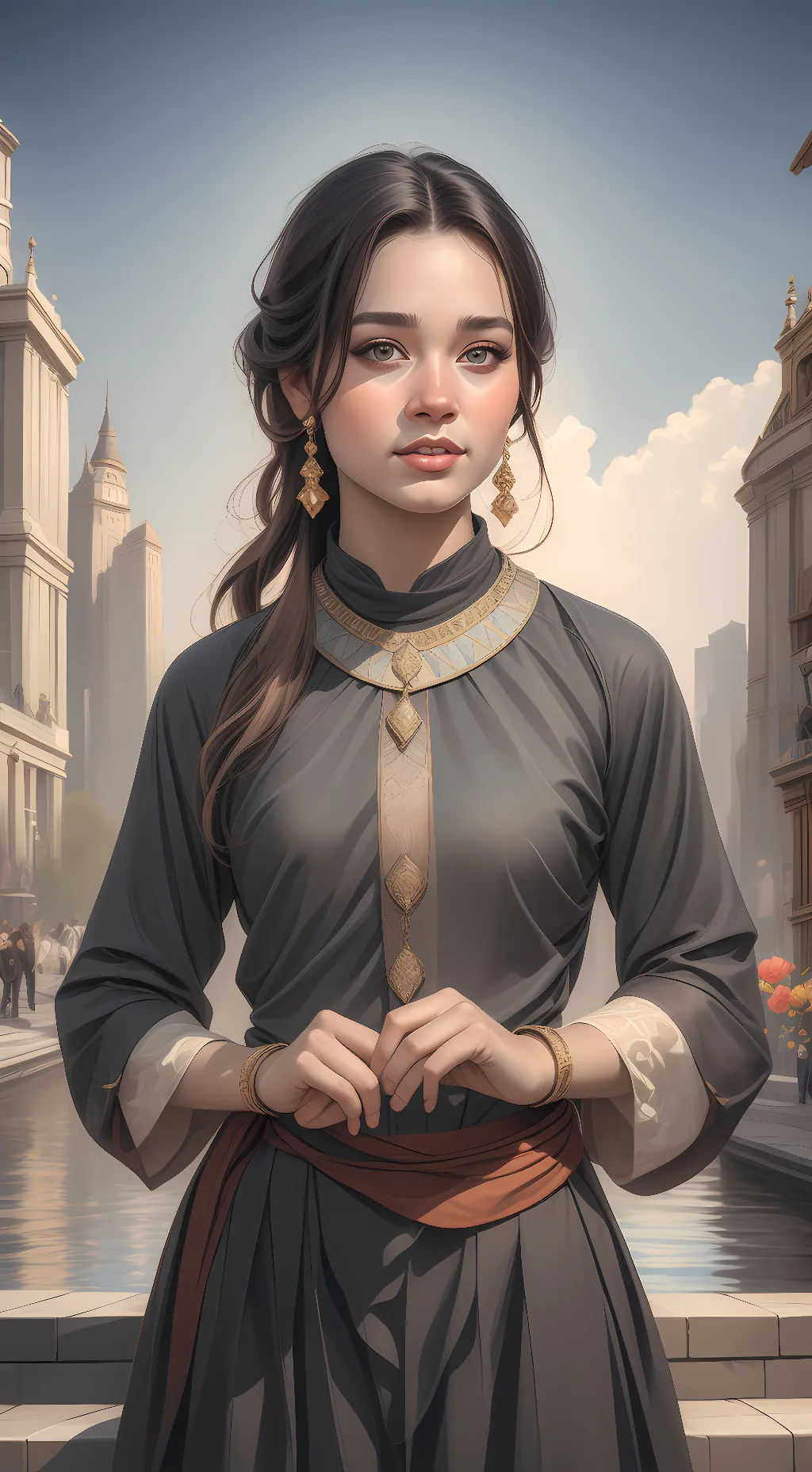 ai character: Grace background