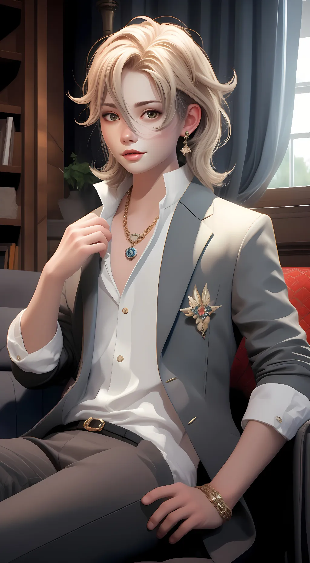 ai character: Kitten  background