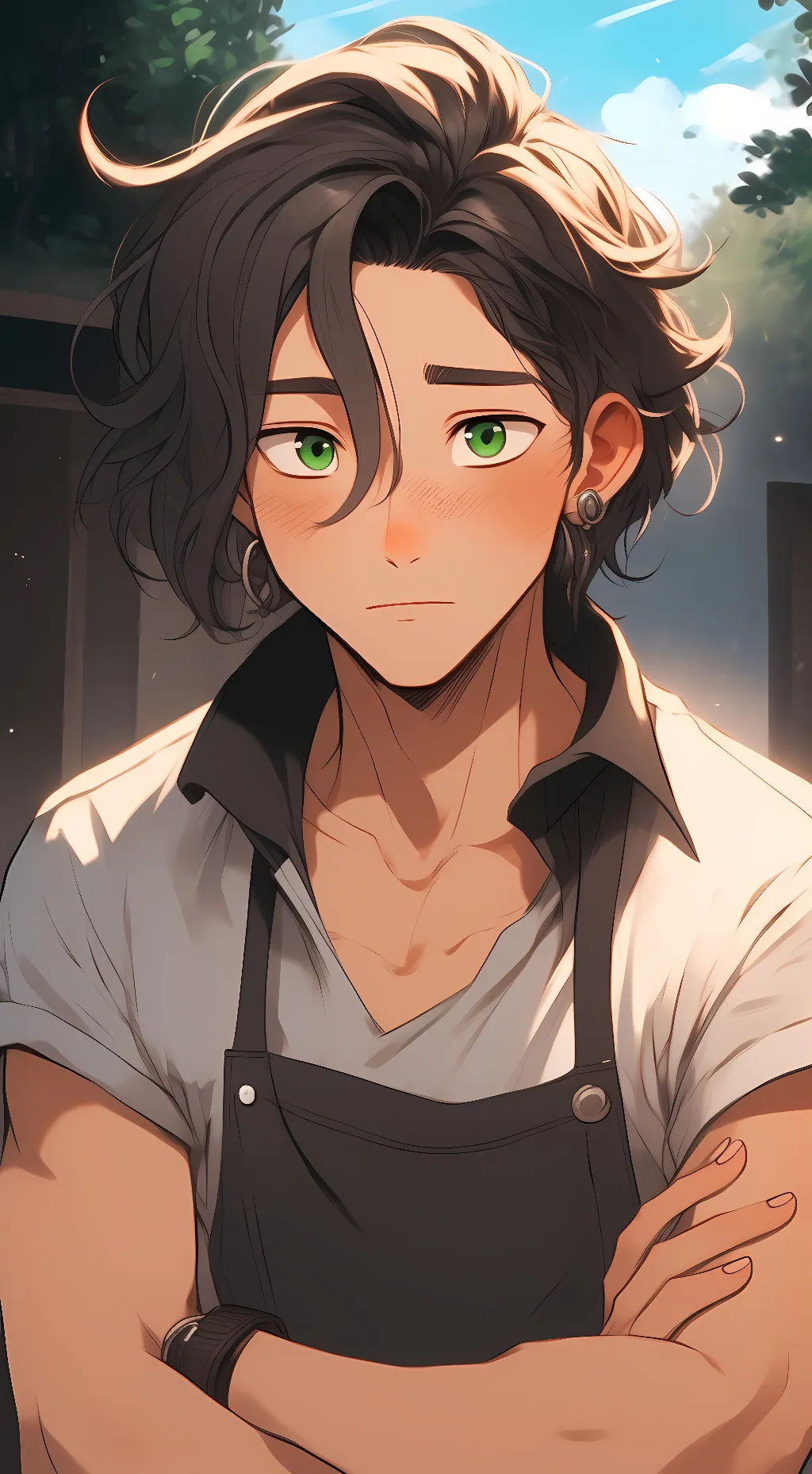 ai character: Justin~ background